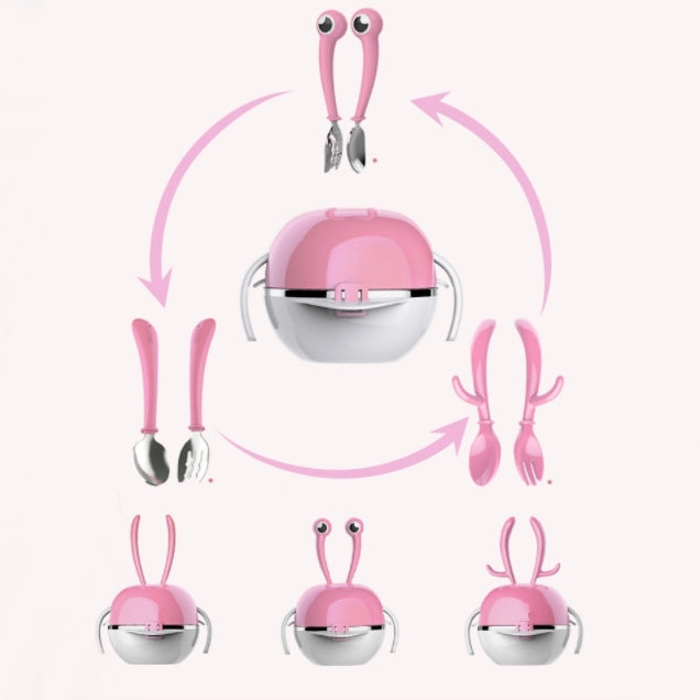 Cute Baby Deer Feeding Table Set - Pexav