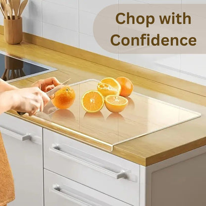 Easy Clean Kitchen Cutting Board with Non Slip Edge