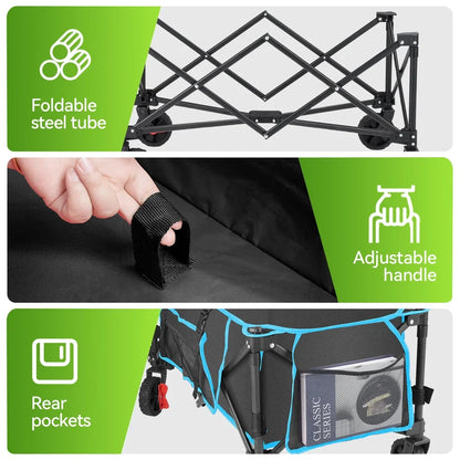 Sturdy Collapsible Outdoor Utility Wagon