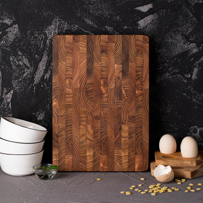 Durable Wood Cutting Board for Home and Pro Kitchens