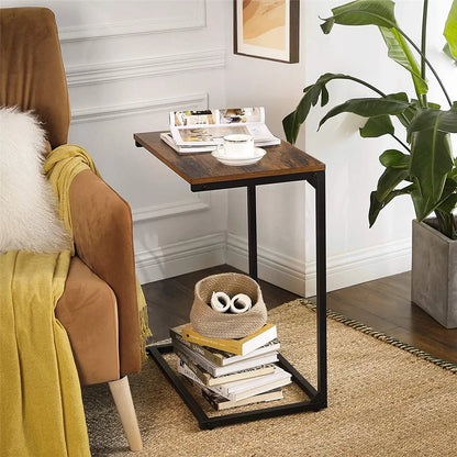Space Saving Curved End Table - Pexav