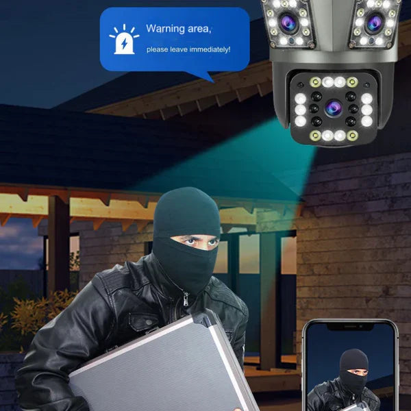 Weatherproof HD Wi-Fi Security Camera with Night Vision