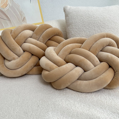 Comfortable Faux Fur Round Throw Pillows