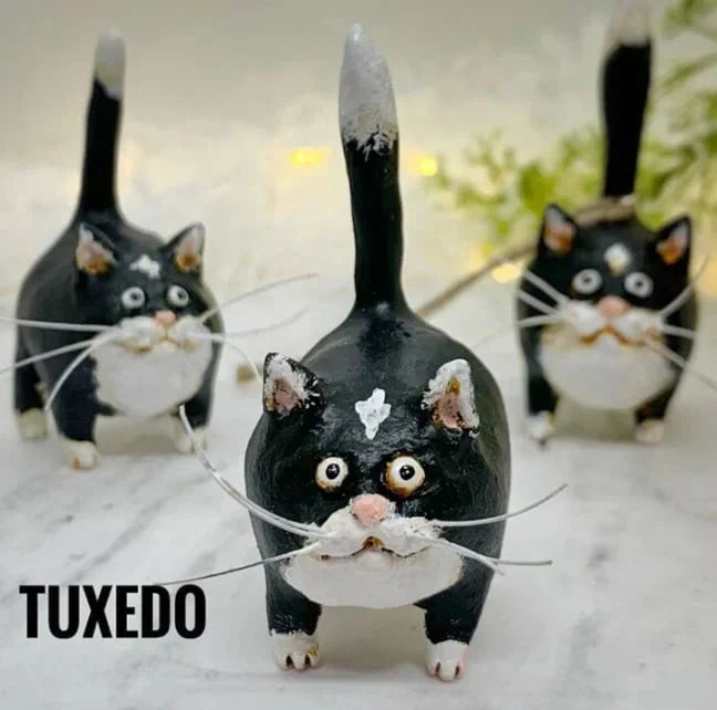 Small Cute Cat Collectible Figurine