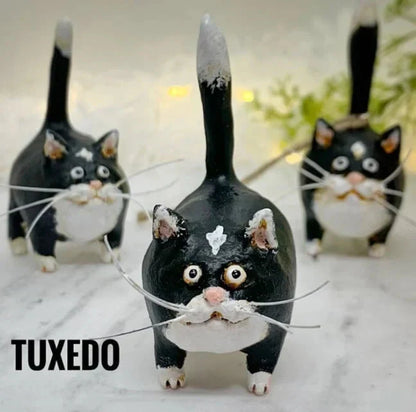 Small Cute Cat Collectible Figurine