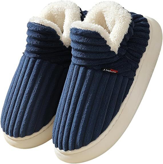 Soft Plush Home Slippers | Warm Cozy Indoor Shoes