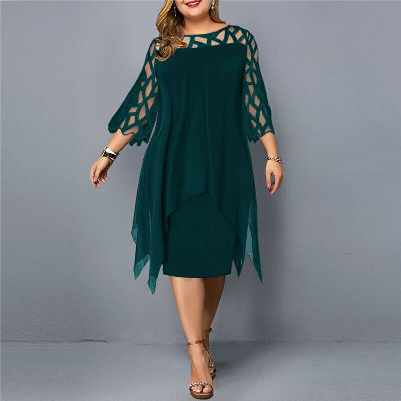 Stylish Curvy Mid Length Dress