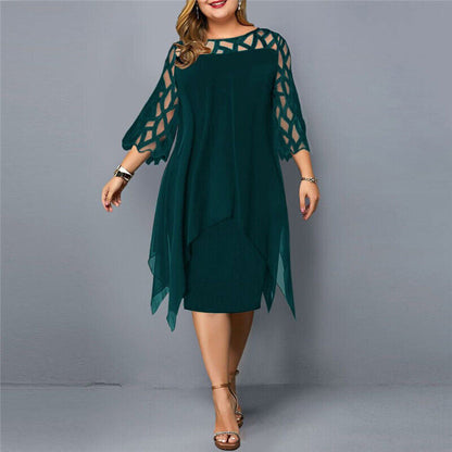 Stylish Curvy Mid Length Dress