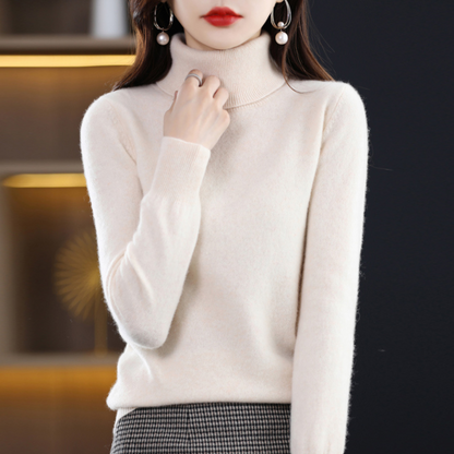 Soft Women's Cashmere Crew Neck Winter Sweater