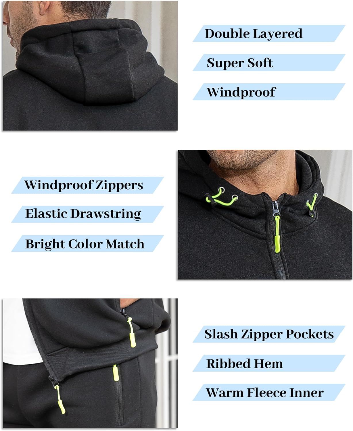 Relaxed Fit Men's Track Suit Set