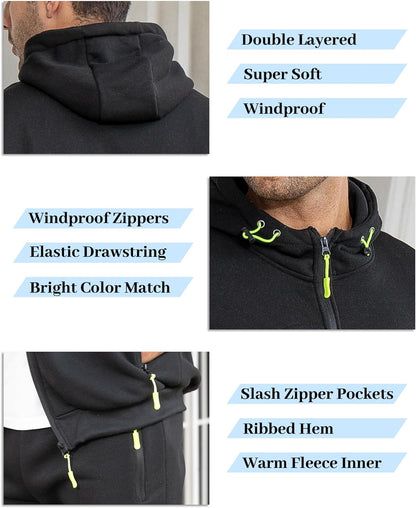 Relaxed Fit Men's Track Suit Set