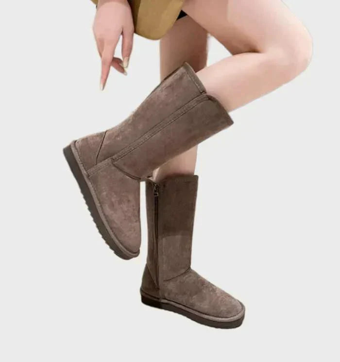 Warm Fuzzy Lined Women's Snow Boots