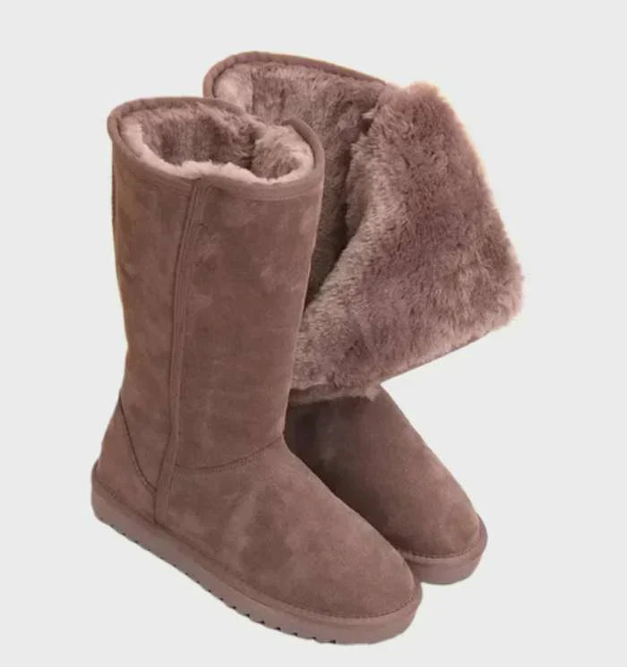 Warm Fuzzy Lined Women's Snow Boots