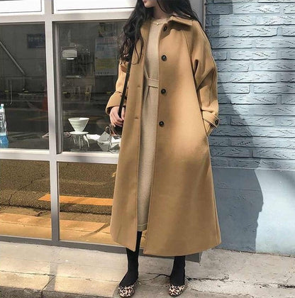 Fashionable Women's Long Winter Coat - Pexav