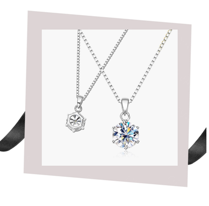 Dazzling Moissanite Necklace-Nora Luxe