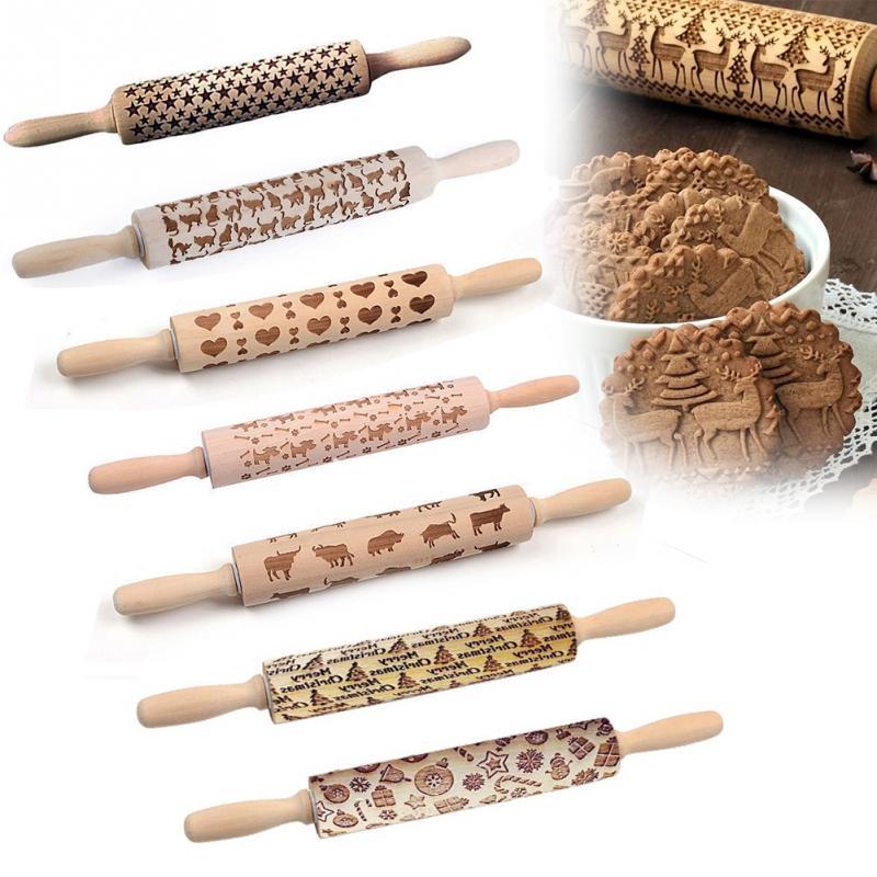 Decorative Rolling Pin - CookieCrafter-Christmas A-Nora Luxe