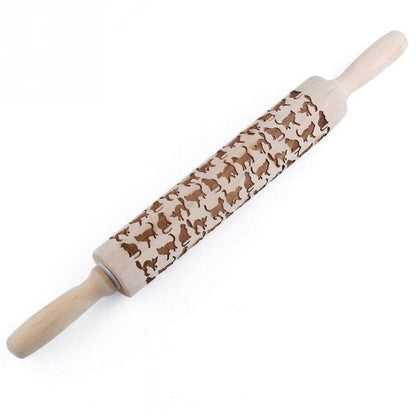 Decorative Rolling Pin - CookieCrafter-Kittens-Nora Luxe