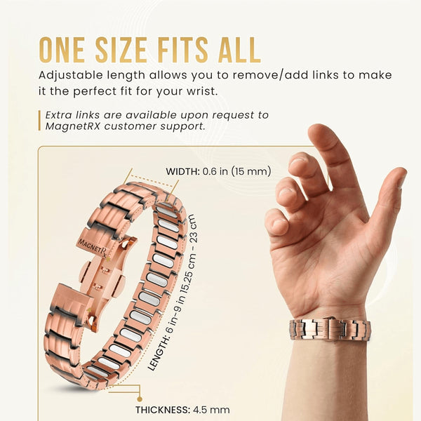 Strong Copper Magnet Therapy Bracelet for Men