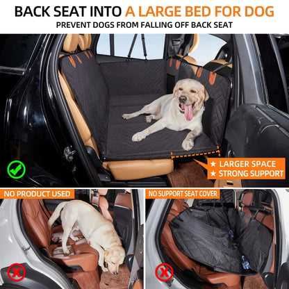 Pet Friendly Car Seat Extender with Waterproof Bottom