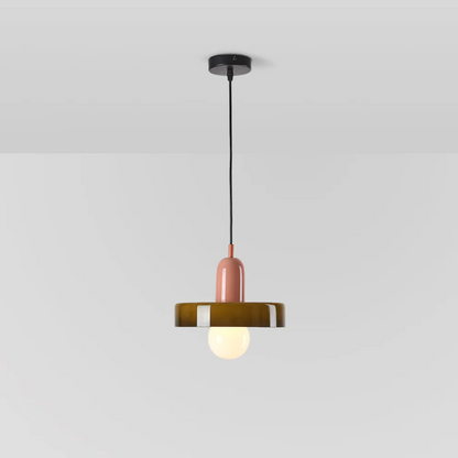 Design LED Pendant Lamp - GloboLuxe-Cream-Orange-9.84 in-Nora Luxe