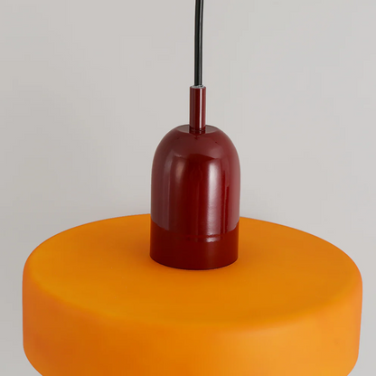 Design LED Pendant Lamp - GloboLuxe-Cream-Orange-9.84 in-Nora Luxe