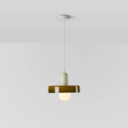 Design LED Pendant Lamp - GloboLuxe-Cream-Orange-9.84 in-Nora Luxe