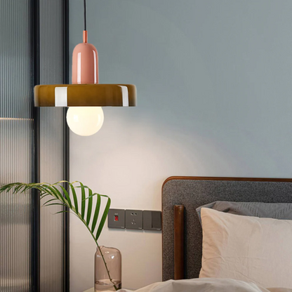 Design LED Pendant Lamp - GloboLuxe-Pink-Green-9.84 in-Nora Luxe