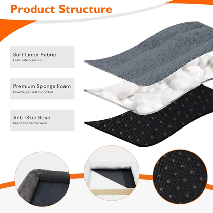 Comfortable Pet Sofa Bed with Removable Washable Cover