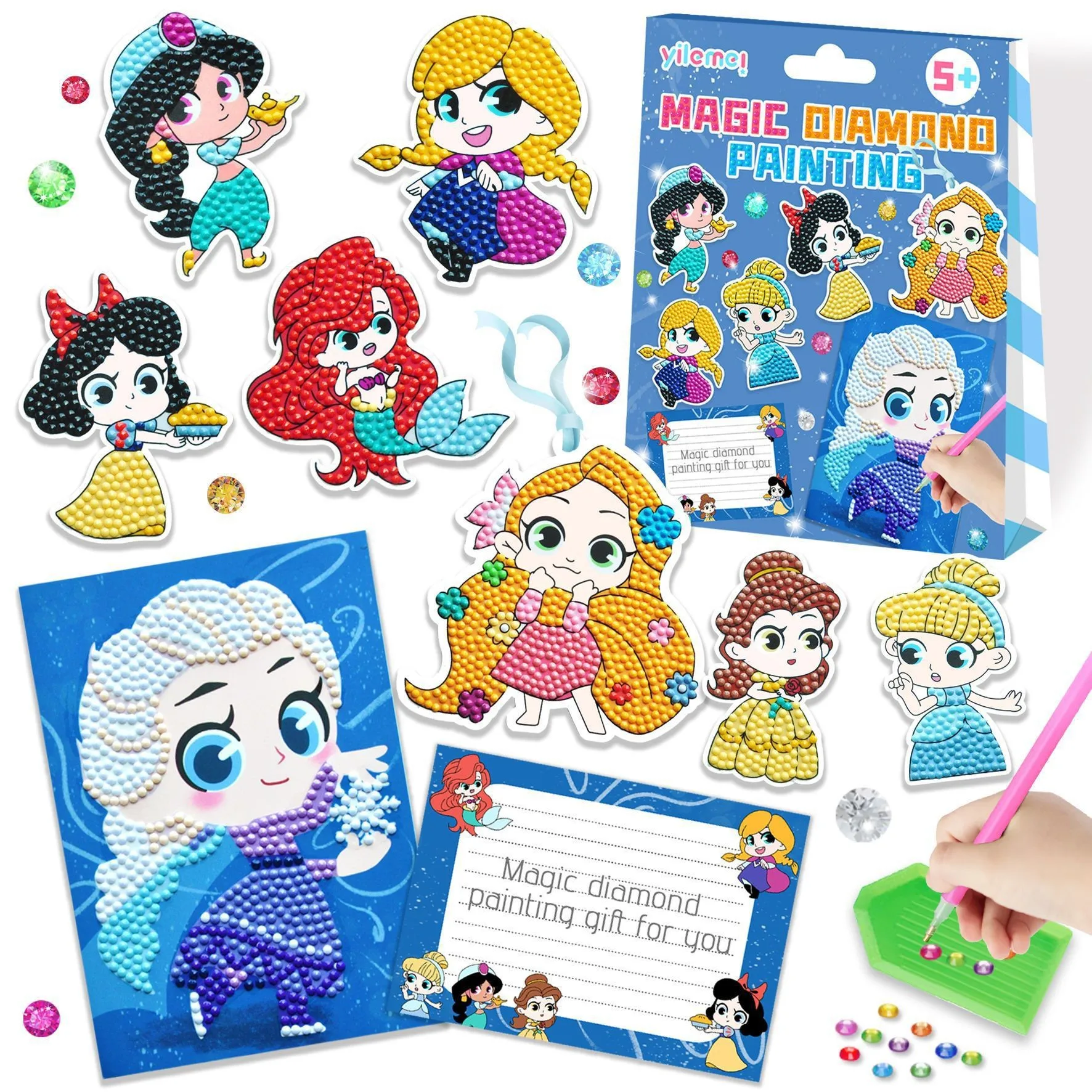Sparkling Diamond Painting Kit for Girls - Pexav