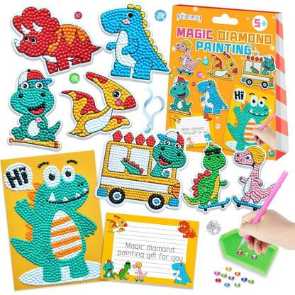 Diamond Painting Set - SparkleArt Sticker Kit-Dino-Nora Luxe