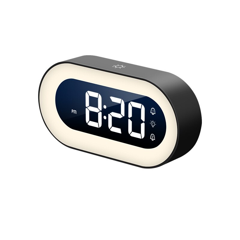 LED Nightlight Bedside Alarm Clock - Pexav