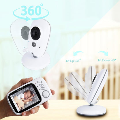 Wireless Baby Monitor with Video and Two Way Audio