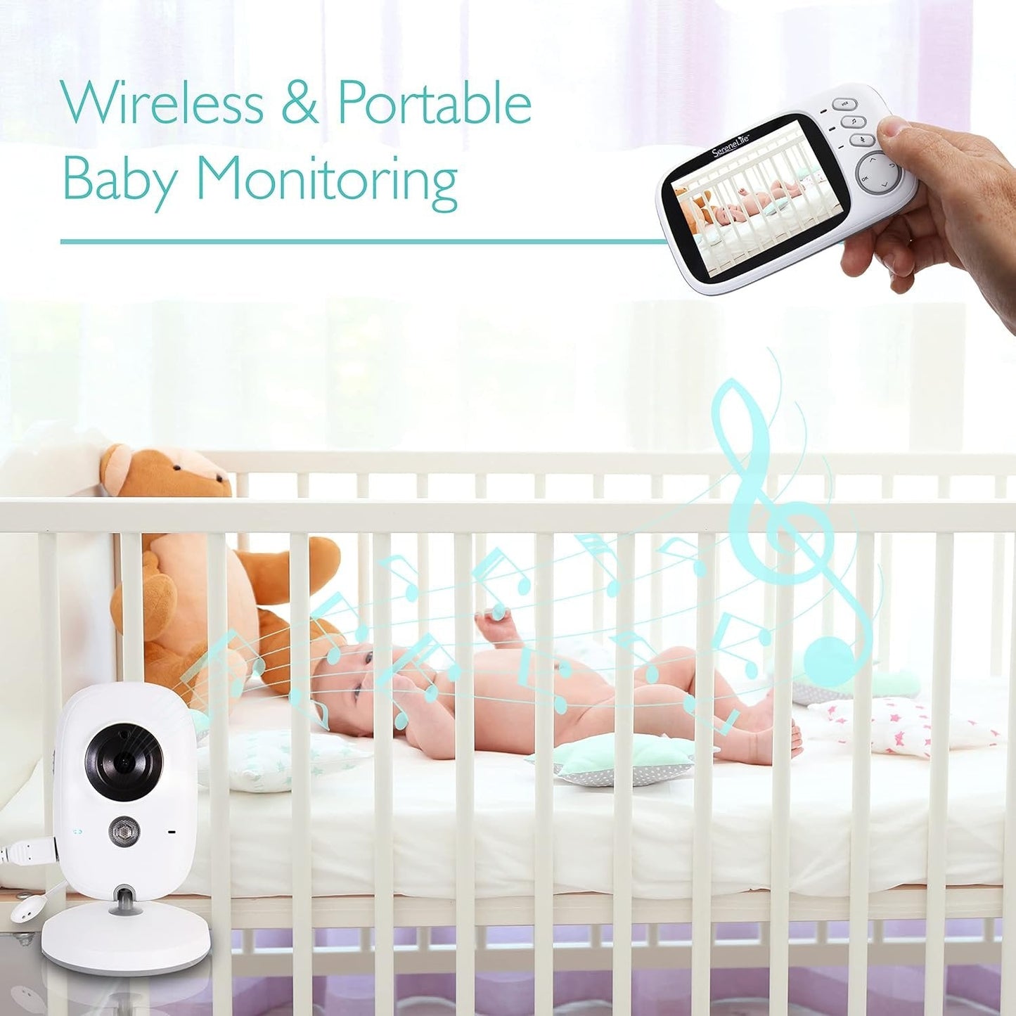 Wireless Baby Monitor with Video and Two Way Audio