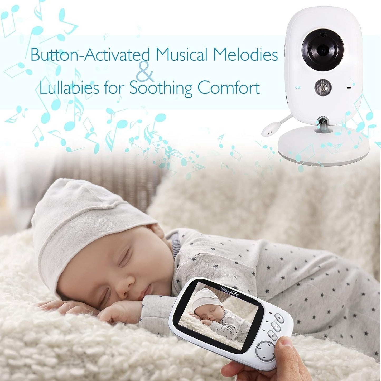 Wireless Baby Monitor with Video and Two Way Audio