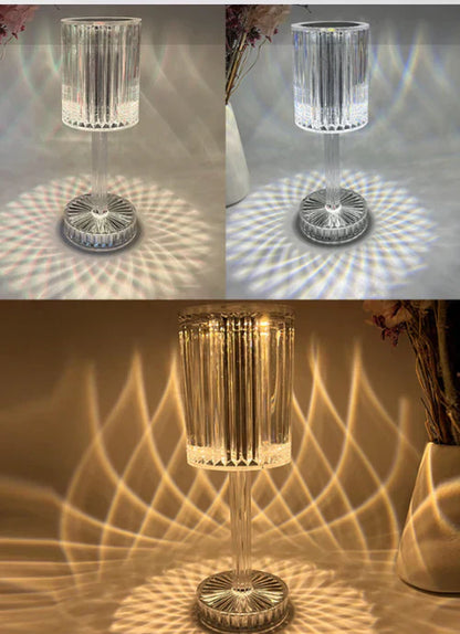 Bright Glass Desk Lamp with Contemporary Style - Pexav
