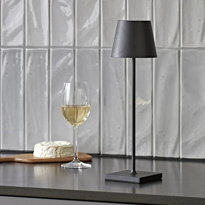 Dimmable Long Table Lamp - LumiLuxe-Matte Black-Nora Luxe
