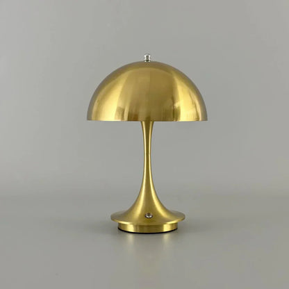Dimmable & Wireless Flower Button Lamp - BloomGlow-Gold-Nora Luxe