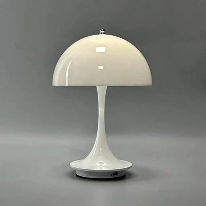 Dimmable & Wireless Flower Button Lamp - BloomGlow-White-Nora Luxe