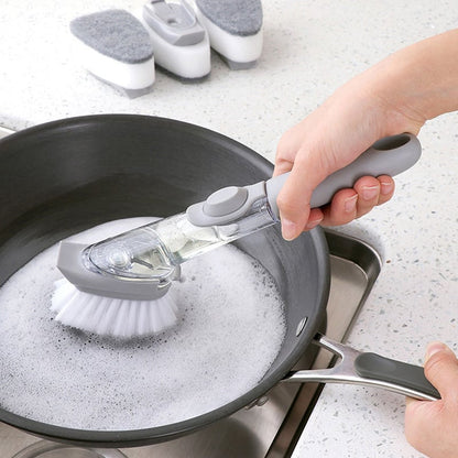 Dish brush with soap dispenser - DishMaster-Nora Luxe