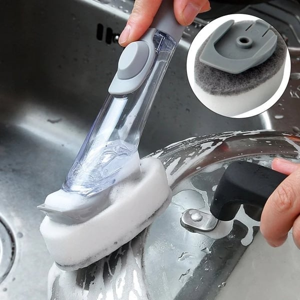 Dish brush with soap dispenser - DishMaster-Nora Luxe