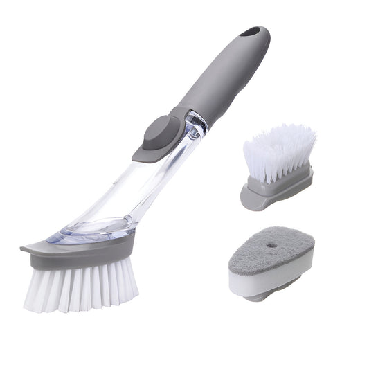 Practical Kitchen Brush with Built-in Soap Dispenser - Pexav