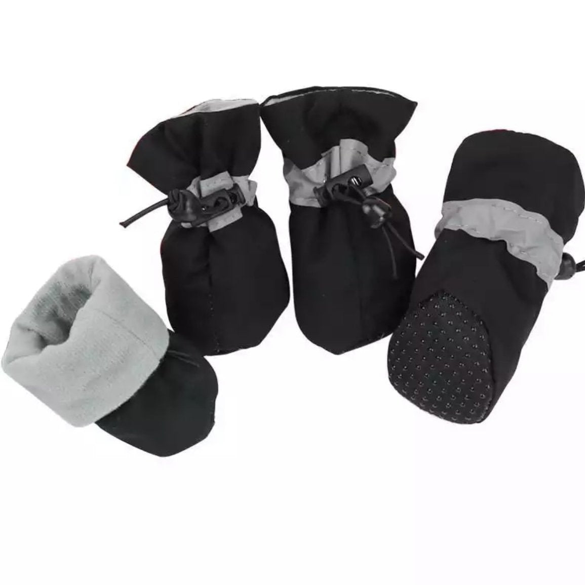Dog Gloves - Pawsome Winter Walkies-Black-XS 2.20-14.41 lbs.-Nora Luxe