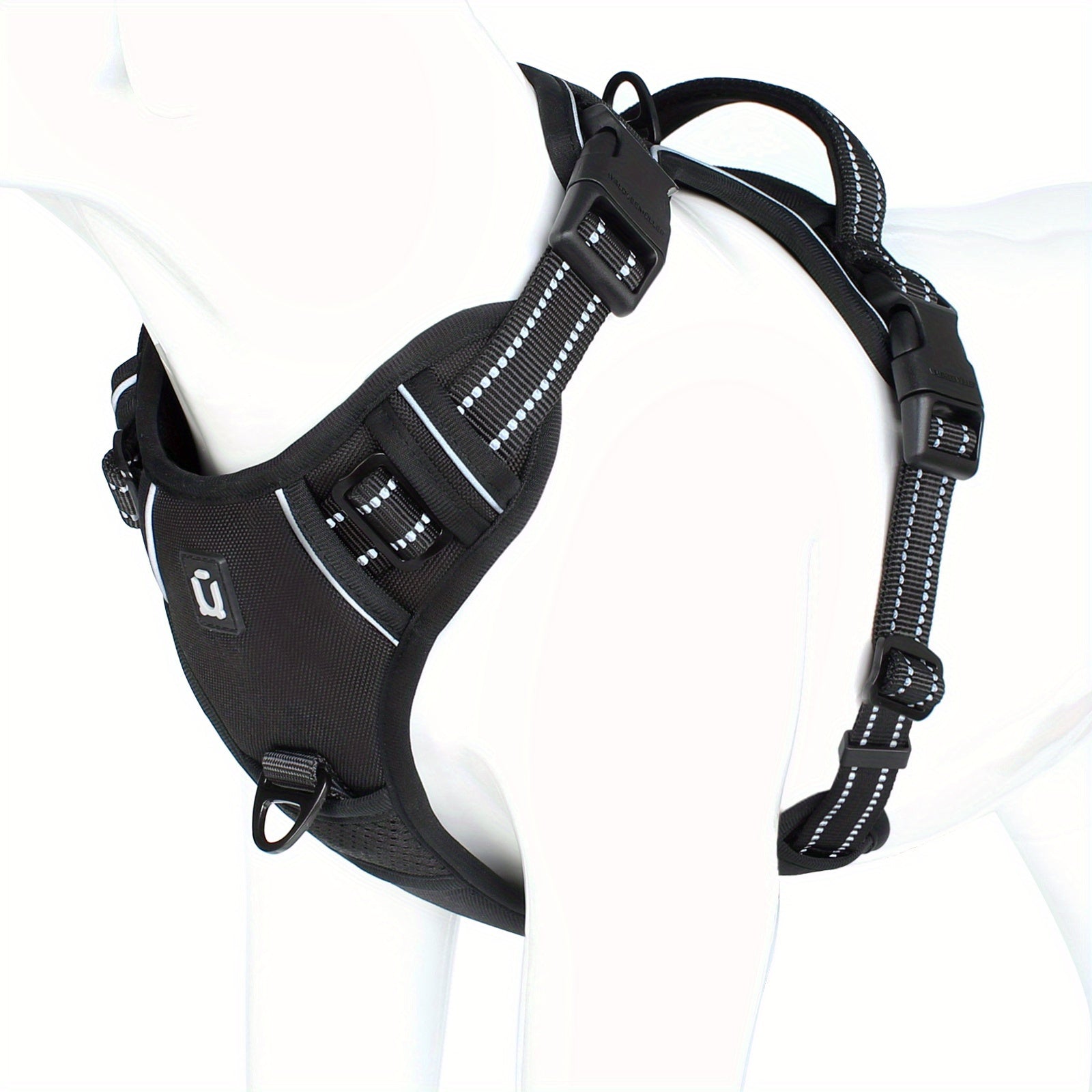 Dog harness - SafeWalk-Black-S-Nora Luxe