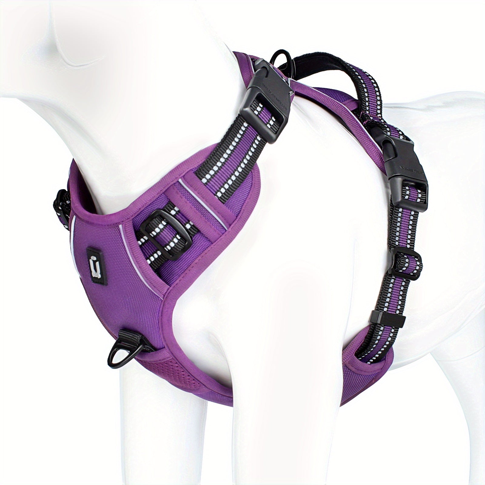 Dog harness - SafeWalk-Purple-S-Nora Luxe