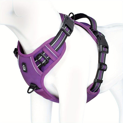 Dog harness - SafeWalk-Purple-S-Nora Luxe