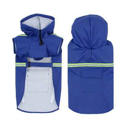 Dog Raincoat - RainGuard Pro-Blue-S-Nora Luxe