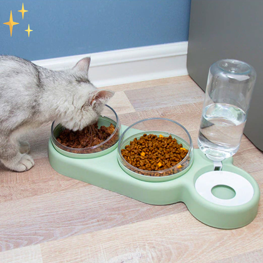 Automatic Pet Water Bowl with Dual Basin - Pexav
