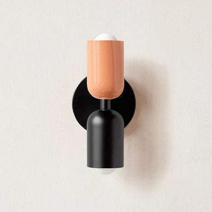 Double LED Wall Lamps - DualGlow-Pink / Black-Nora Luxe