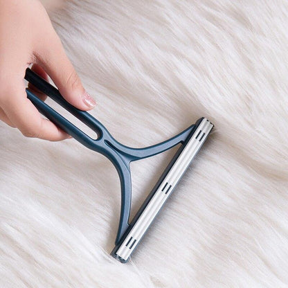 Double-Sided Manual Pet Hair Remover - CleanSwipe-Blue-Nora Luxe