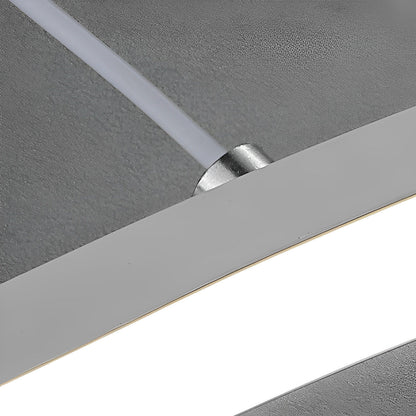 Unique Curved Sleek LED Modern Ceiling Light